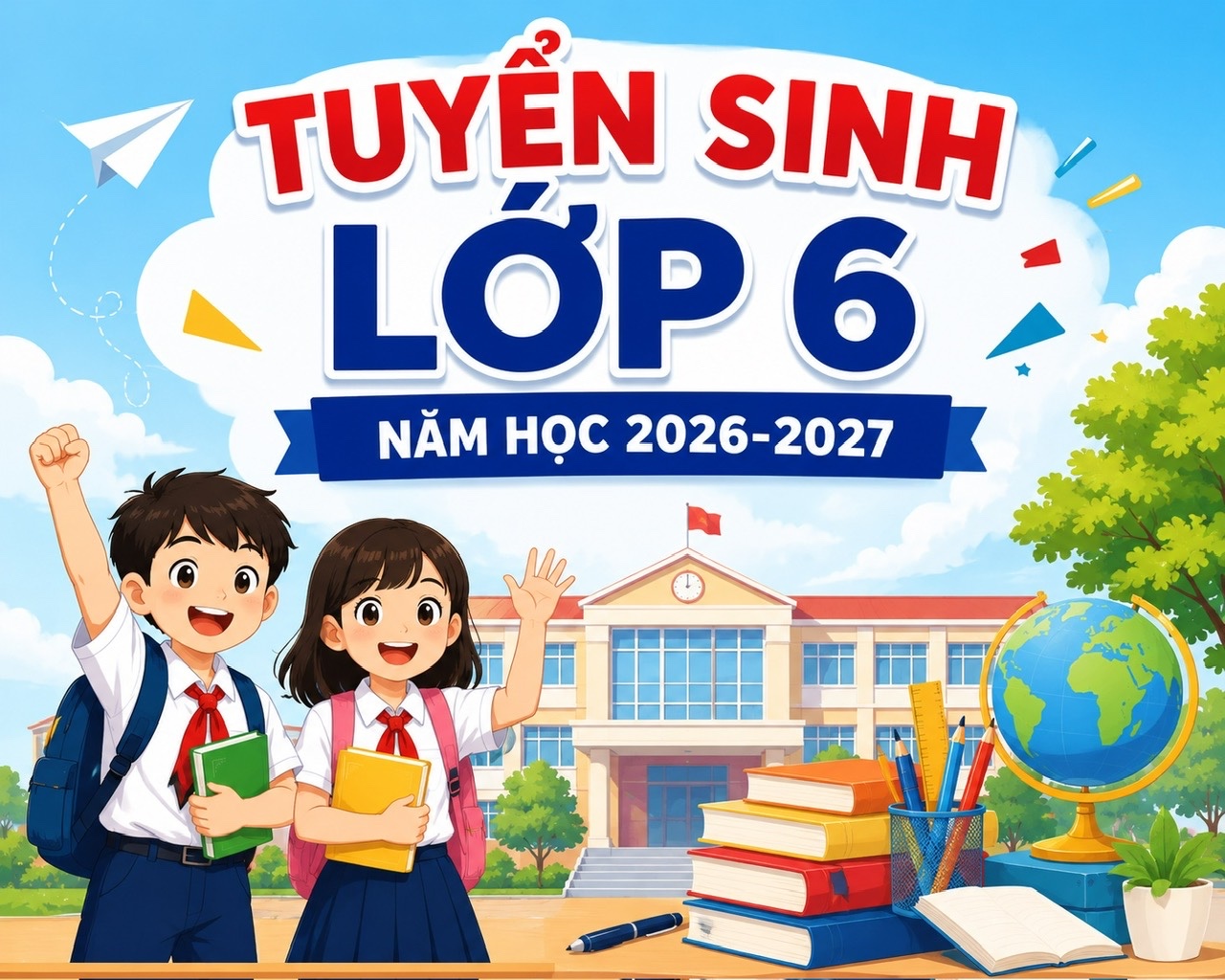 Thông báo tuyển sinh học sinh lớp 6 năm học 2026-2027